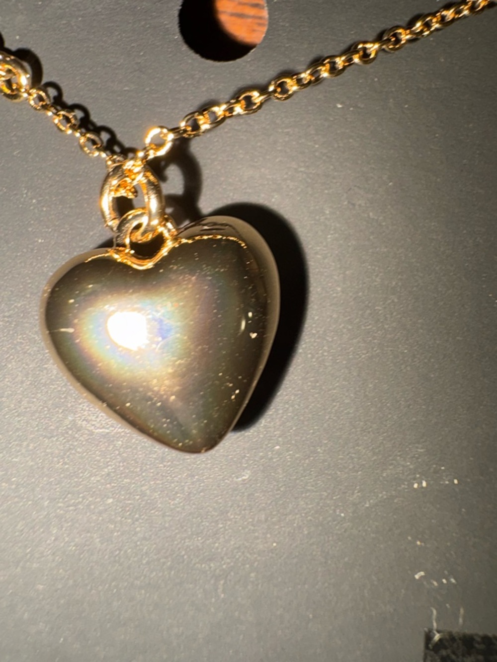 Coach Gold Heart Charm Necklace - Gold - Picture 3 of 6